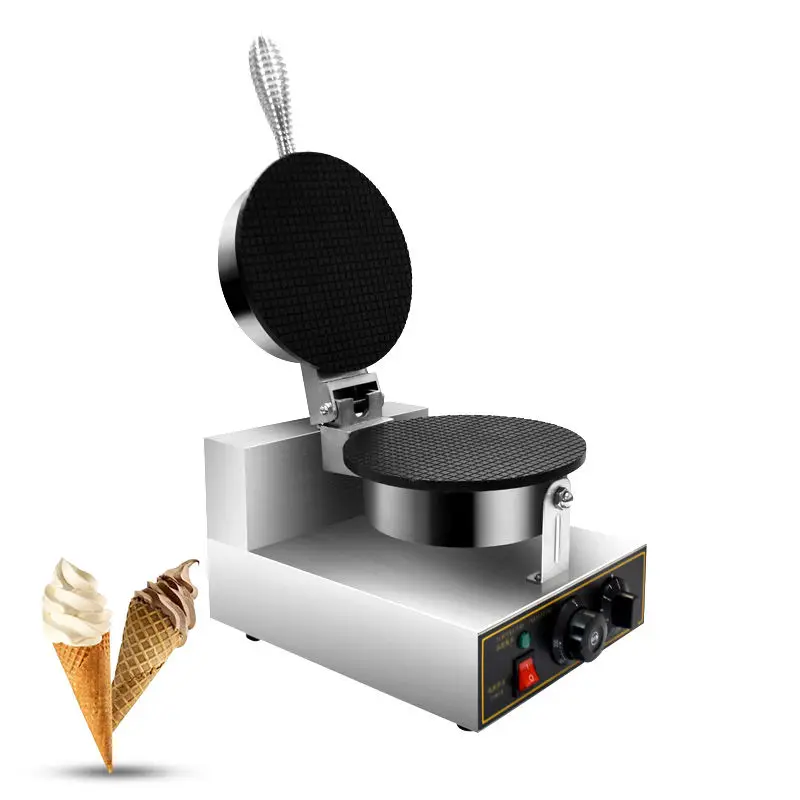 Commercial Factory Cheap Price Electric Ice Cream Cone Maker 110V/220V Waffle Non-Stick Iron Cone Maker Egg Roll Cake Oven