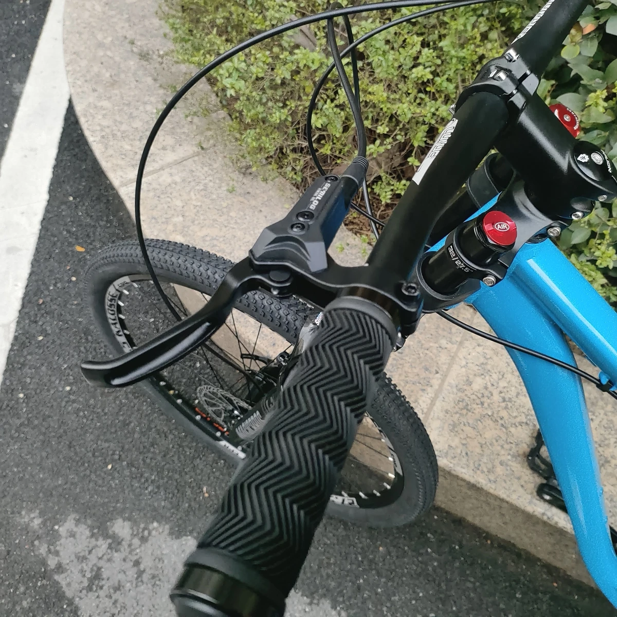 Kalosse-Full Suspension Mountain Bike, 26x17 Inches, 24 Speed Bicycle