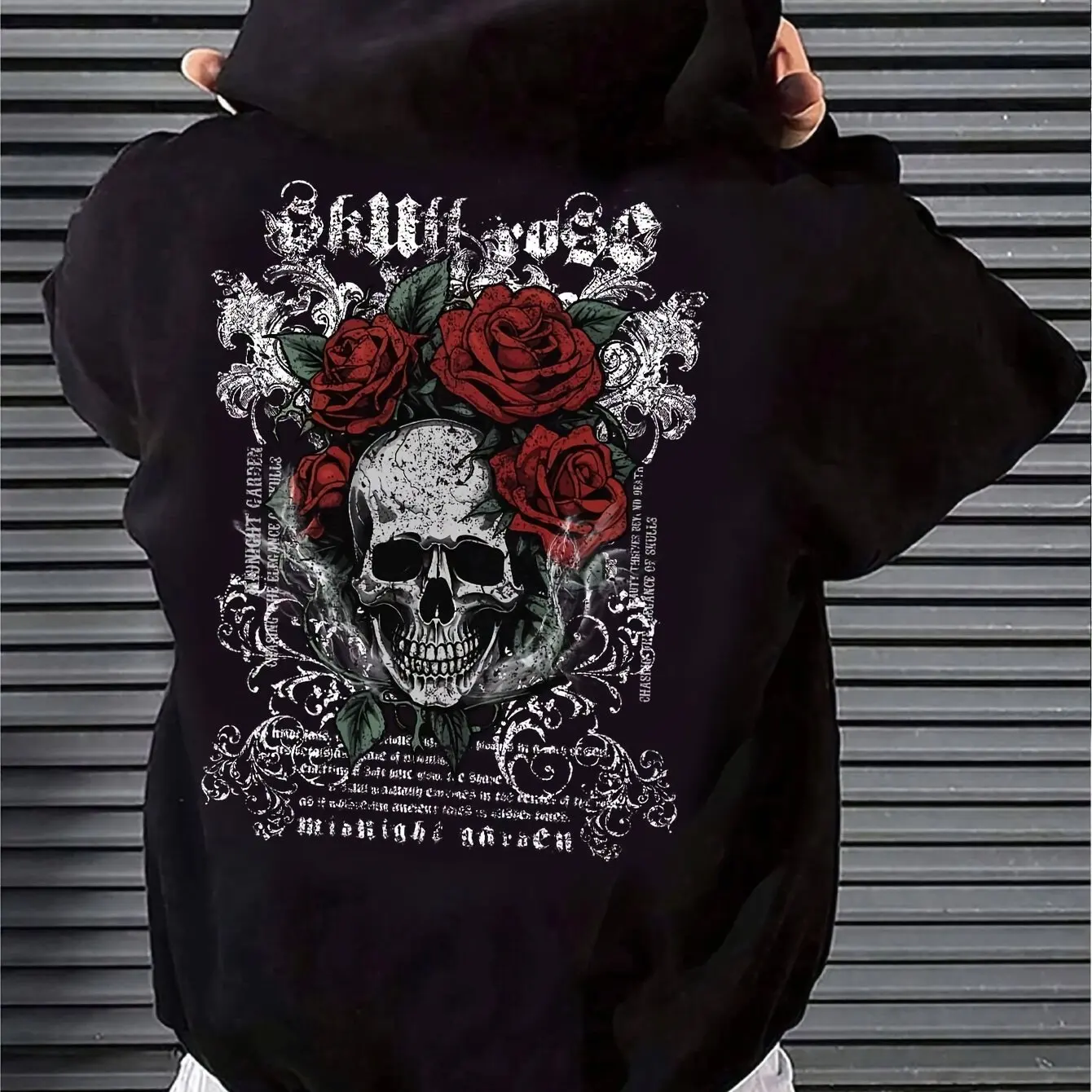 

Skull Graphic Printing Autumn and Winter Pure Cotton Men's and Women's Hoodies Casual Outdoor Street Sports Training Brand Trend