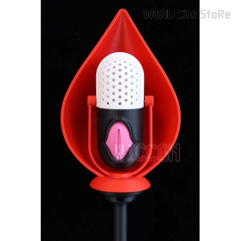 2025 Hazzbin تأثيري فندق زي الدعامة ALASTOR الميكروفونات الكبار الدعائم قفازات امرأة الرجال هالوين حفلة لعب الأدوار الدعامة #3