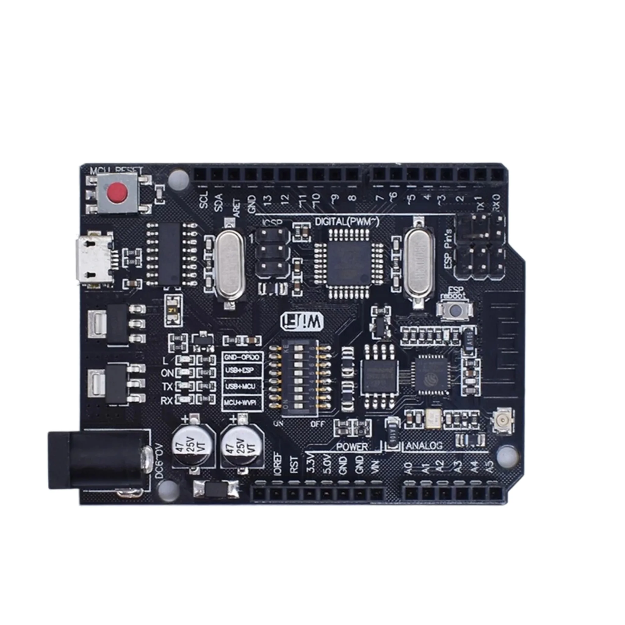 WiFi R3 ATmega328P+ESP8266 Development Board 8Mb Flash WiFi Module Compatible with Arduino IDE