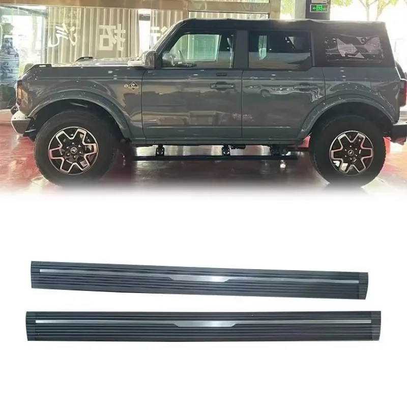 

ApolloGobison 2021+ High Quality Auto Body Kit Electric Side Step Running Board For Bronco Accessories