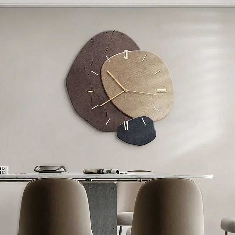 

Modern Simple Silent Wall Clocks, Creative Home Decoration, Good Luck Wall Hanging for Living Room, Silent Clock