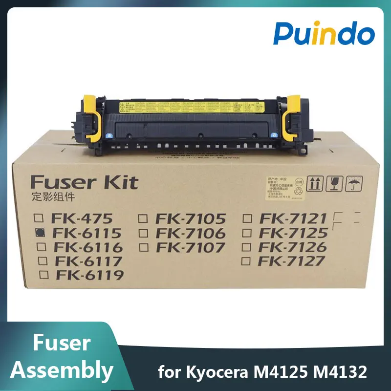 

FK-6115 FK6115 Original Fuser Unit for Kyocera ECOSYS M4125 M4132 M4230 4226 Fuser Assembly