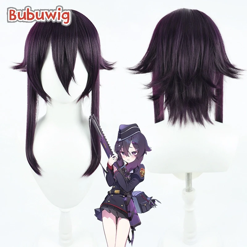 

Bubuwig Synthetic Hair Igusa Haruka Cosplay Wigs Blue Archive Igusa Haruka 55cm Long Straight Purple Cos Wig Heat Resistant