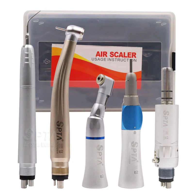 Upgrade Your Dental Practice With The Ultimate Tool Set High Speed Handpiece Slow Speed Set And Air Scaler External Air Turbine