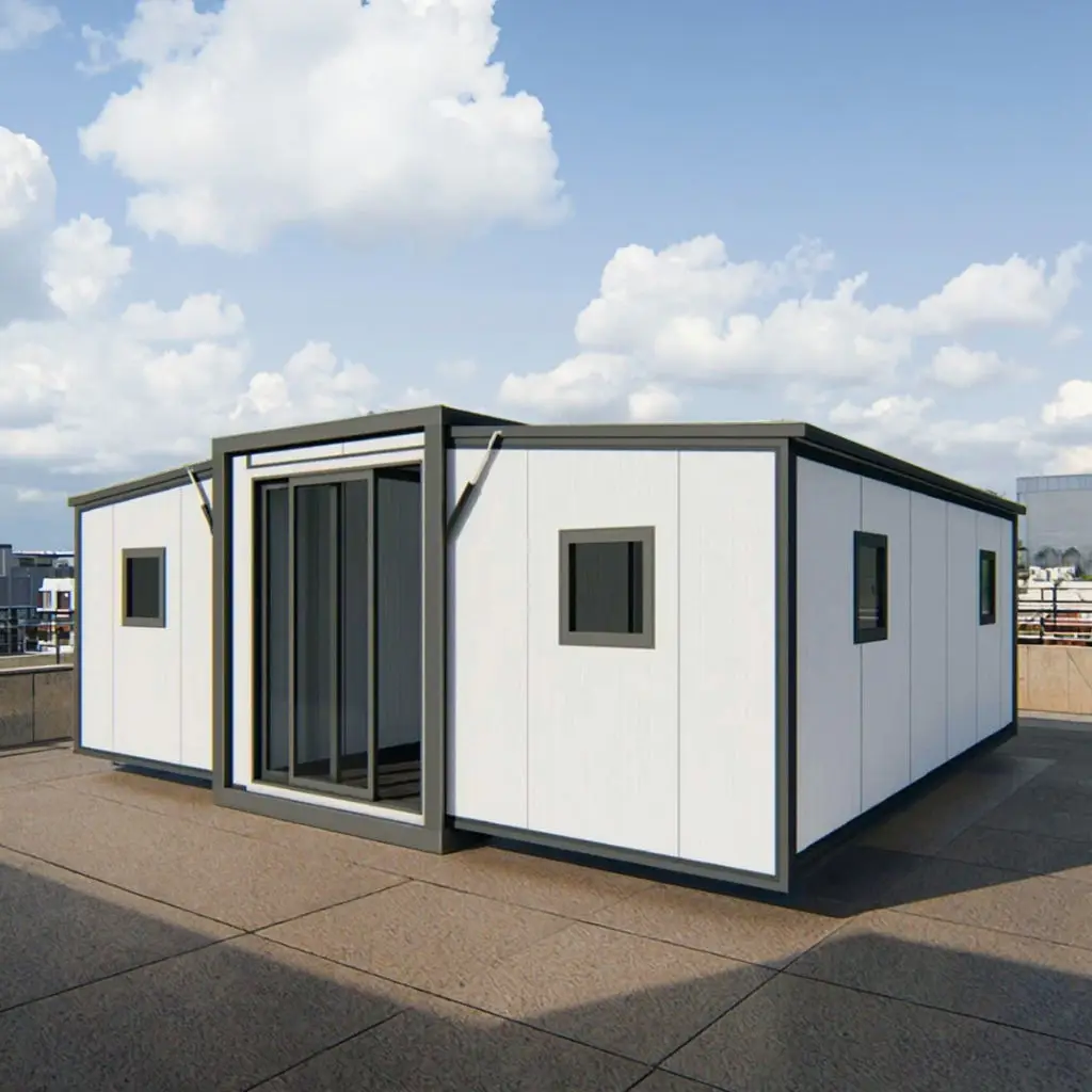 Portable Modern Prefab Casa Mobile Home Expandable Container House Made Of Sandwich Panel