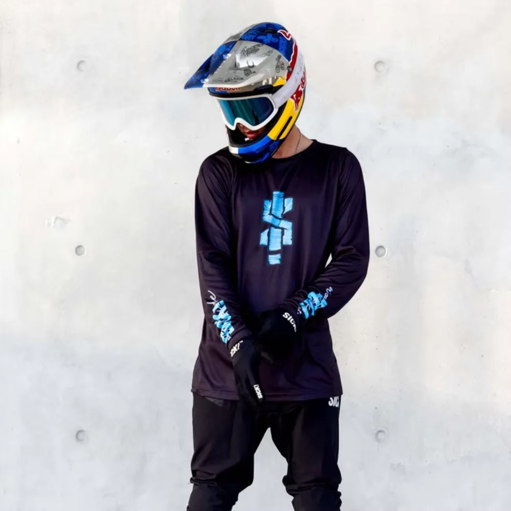 

2024 SICK MTB T-Shirt Cycling Jersey Men Downhill Mountain Bike BMX Man Motocross Racing Long Sleeve Motorcycle Clothes Bicycle