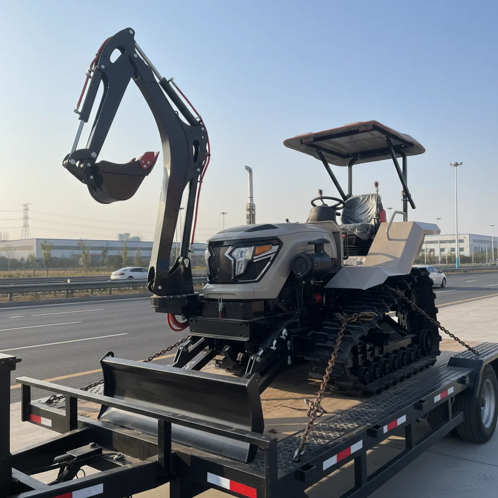 

Customize 100HP Four Wheel Drive Tractor Stable Performance Agricultural Machine