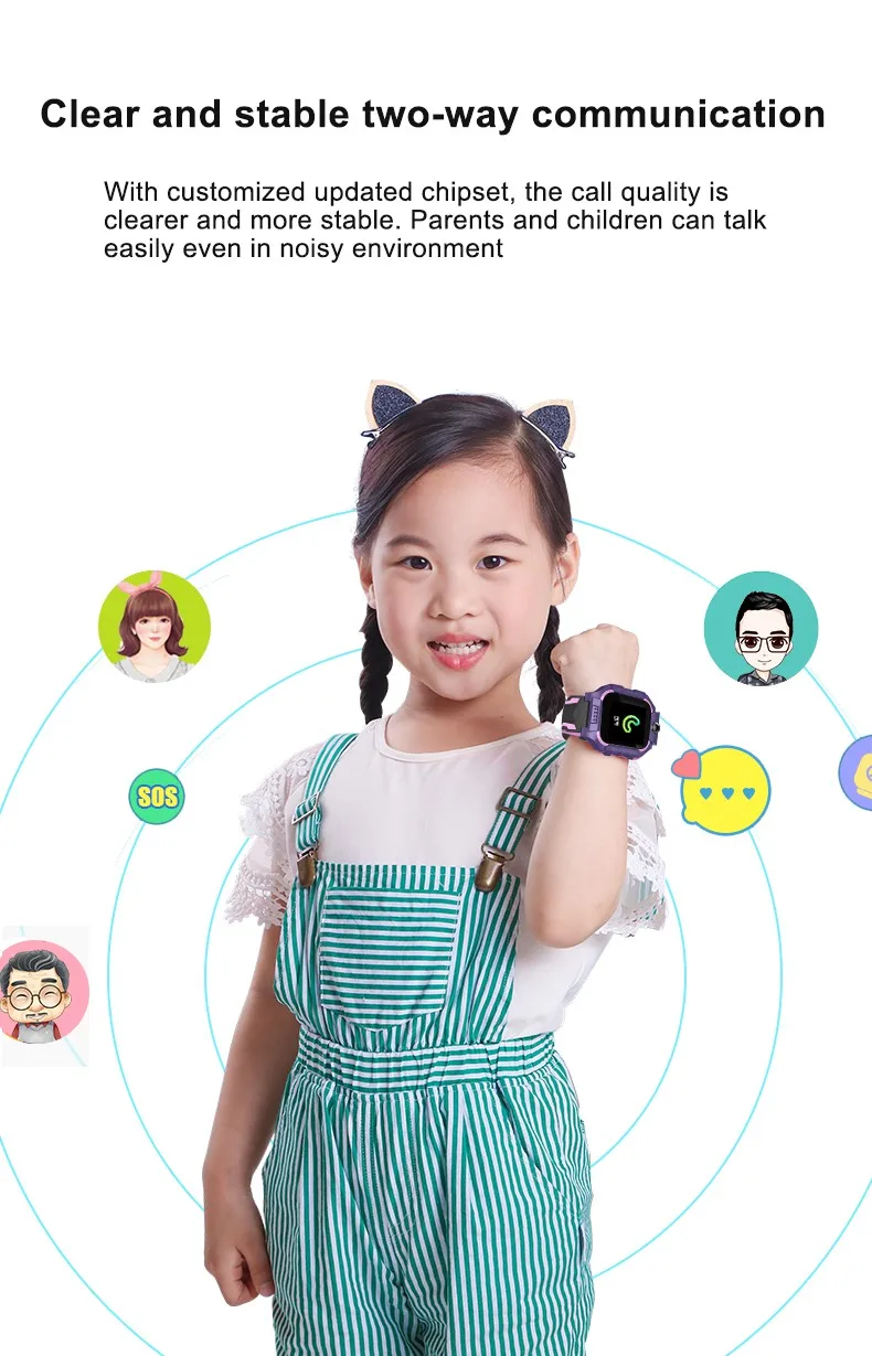 Q19 2G Network Kids Smart Watch With SOS Camera Child Smartwatch Baby Phone Voice Game Flashlight Alarm Clock For App Setracker