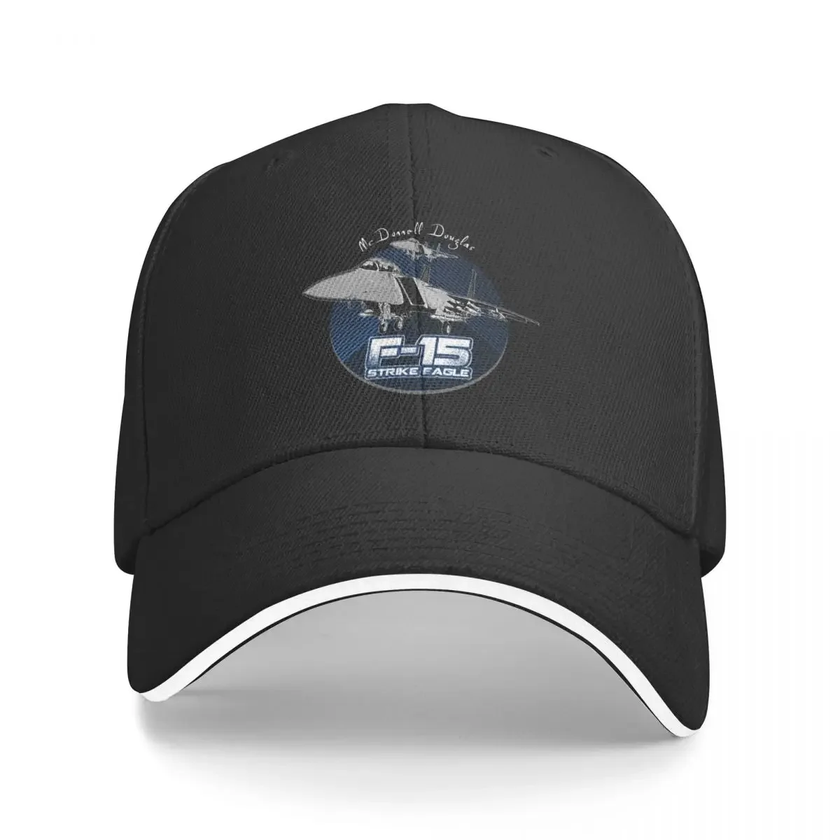 McDonell Douglas F-15 Eagle Strike Fighterjet Aircraft Baseball Cap Golf Hat Man Snap Back Hat Brand Man cap Caps Women Men's