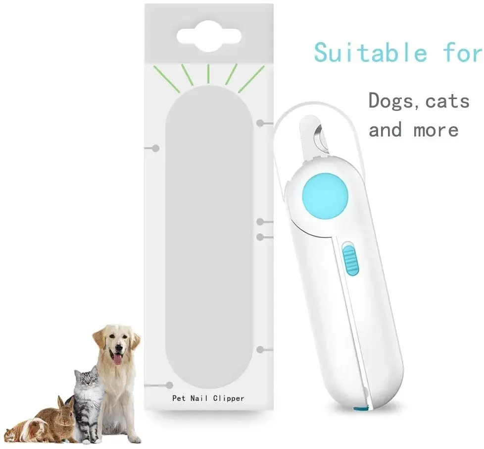 Dog And Cat Nail Clippers And Trimmers, Pet Nail Clippers With Led Lights To Avoid Excessive