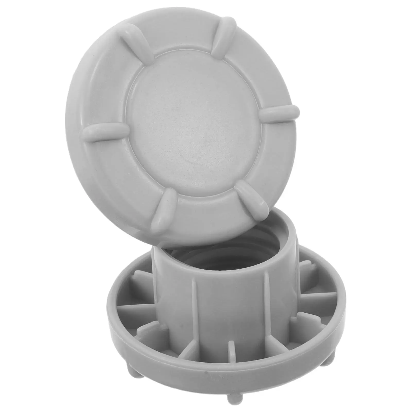 2Pcs Kids Slide Screw Covers Smooth Surface Gray Plastic Thread Cap Mounting Nut for Toddlers Indoor Playground Slide Fixing Cap