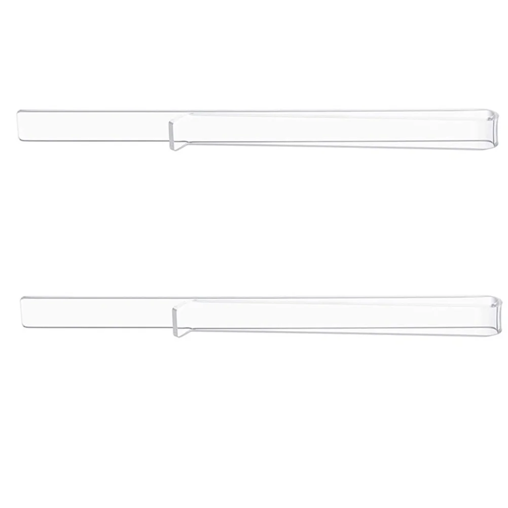 

2 Pcs Sheet Music Clip Simple Book Holder Score Note Clamp Practical Memo Acrylic for Reading Page