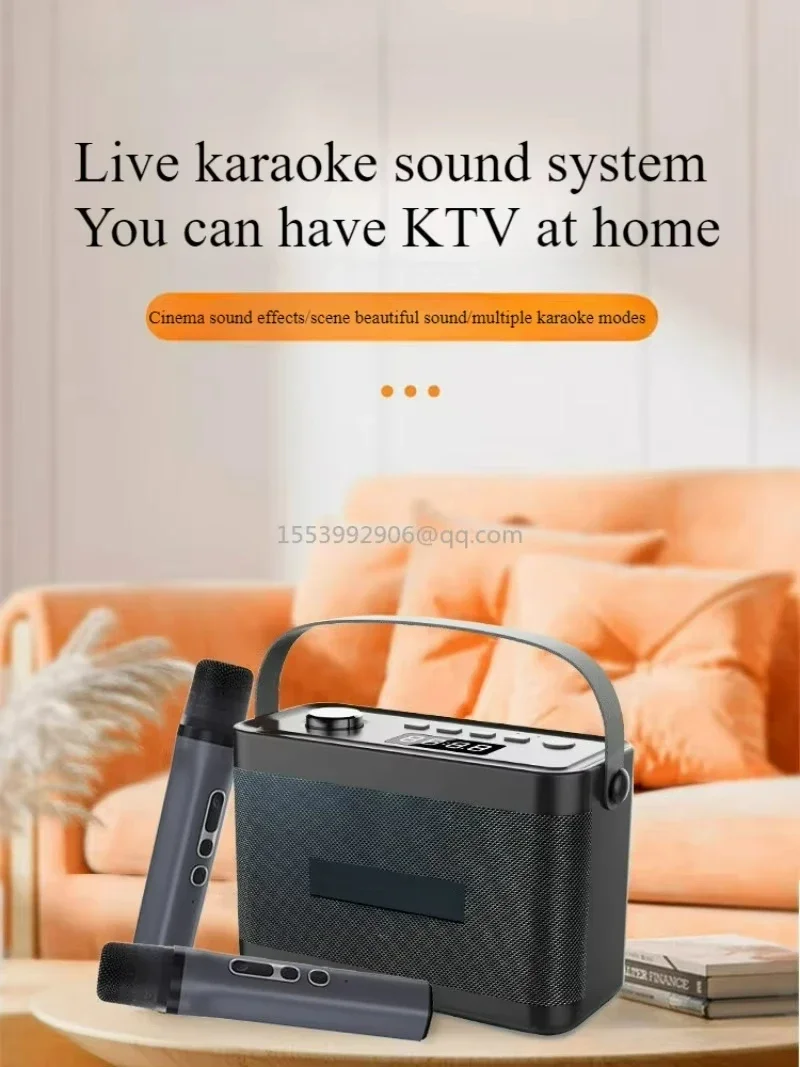 Music Legend V9 Voice of Berlin Audio Home Microphone Microphone Integrated Sound Card Karaoke Outdoor Bluetooth Speaker