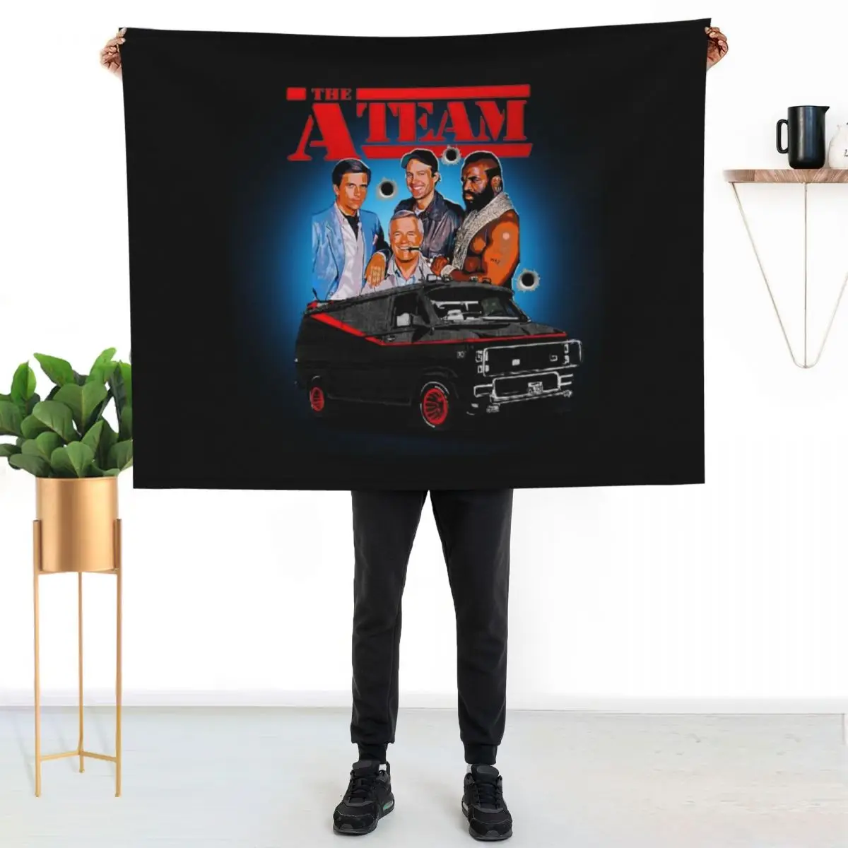 All-risk agency, the a team Throw Blanket Thin blankets ands Single Extra Large Throw Warm Hairys Blankets