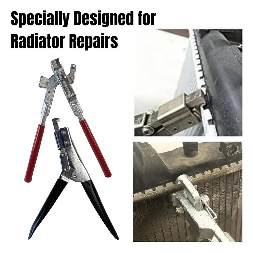 

Car Radiator Tool Pliers Radiator Maintenance Pliers Service Open-mouth Header Pliers Chamber Opening Repair Closing Water E2a6