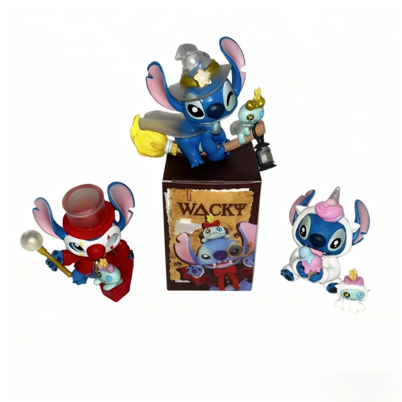 MINISO Stitch Lustige Tagebuch Blind Box Sammlerfigur Trendige Spielzeugpuppe Desktop Ornament Geburtstagsgeschenk Cartoon Charakter Figur
