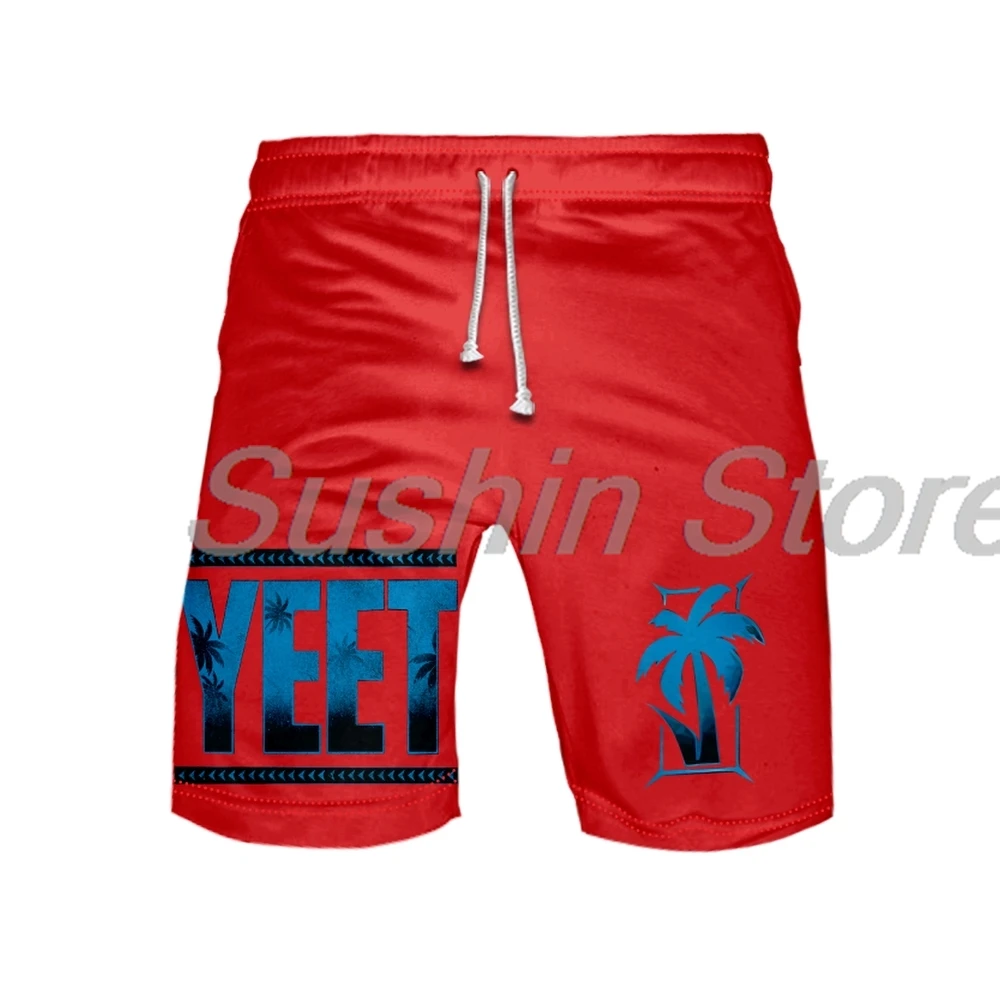 Jey Uso Sweatshorts Hip Hop Jey Uso Yeet Merch Kobiety Mężczyźni Spodnie do koszykówki Letnie spodenki na co dzień Spodnie plażowe