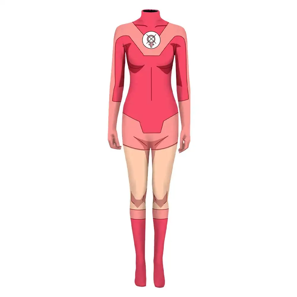 ATOM EVE-Mono de juego de rol para mujer, traje de invencible, traje de juego de rol para adultos, vestido de fantasía, ropa de fiesta