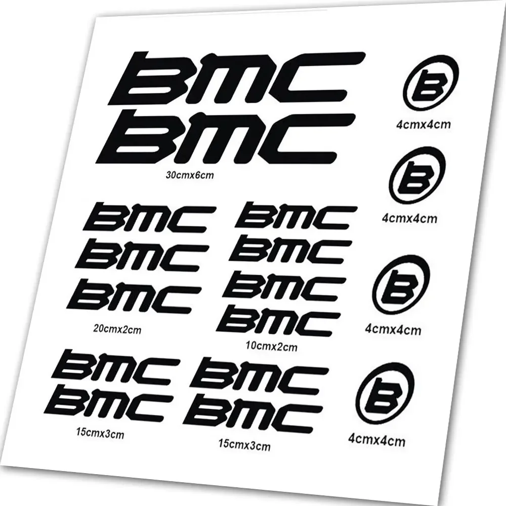 BMC Bicycle Frame Vinyl Sticker Decal for MTB Mountain Road Bike Replacement Cycling Decor Accessories