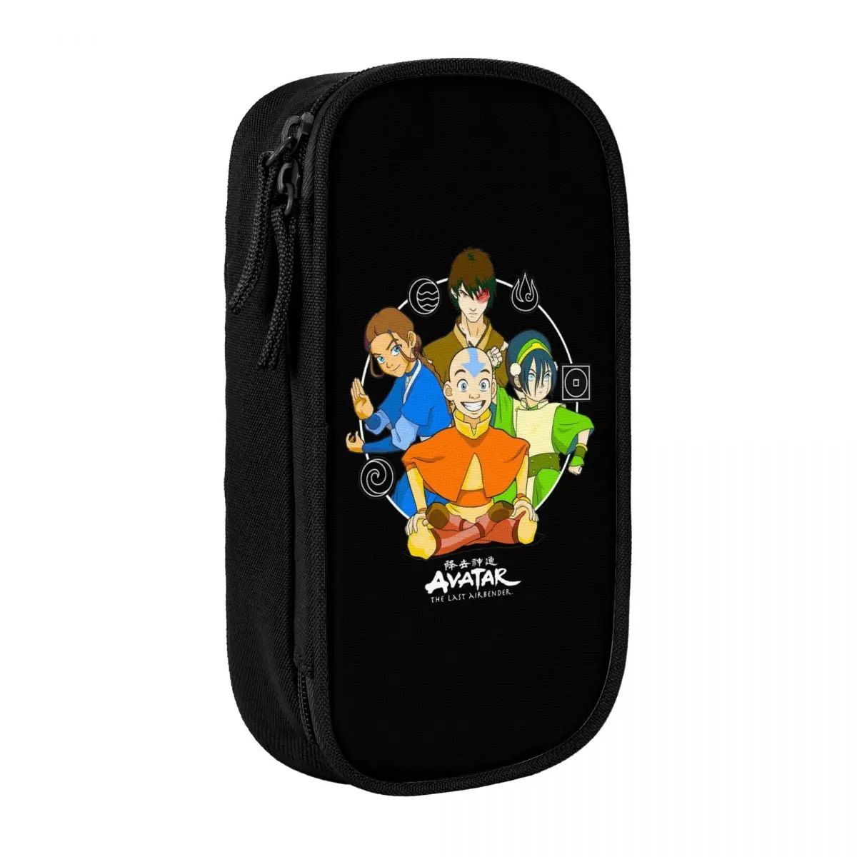 

Avatar- The Last Airbender Group Nations Master Pencil Case Large Capacity Pen Box Boy Girl Zipper Lovely School Pencil Cases