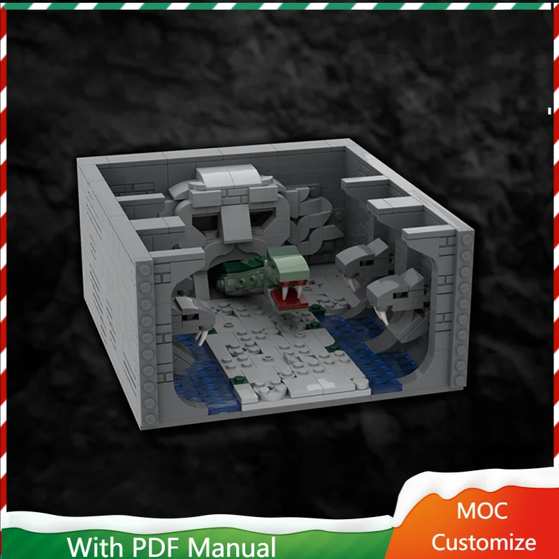 

655 PCS Hot Selling MOC Customized MOC Secret Chamber Scene Model Modular Building DIY Blocks Bricks Assembly Toy Holiday Gifts