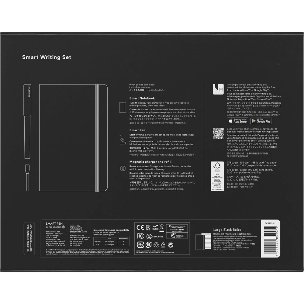 حار بيع! مجموعة الكتابة الذكية للكمبيوتر المحمول الذكي والقلم الذكي الجديد، قم بتخزين الملاحظات المكتوبة بخط اليد رقمًا، مع تطبيق ملاحظات الكمبيوتر المحمول المتصل #3