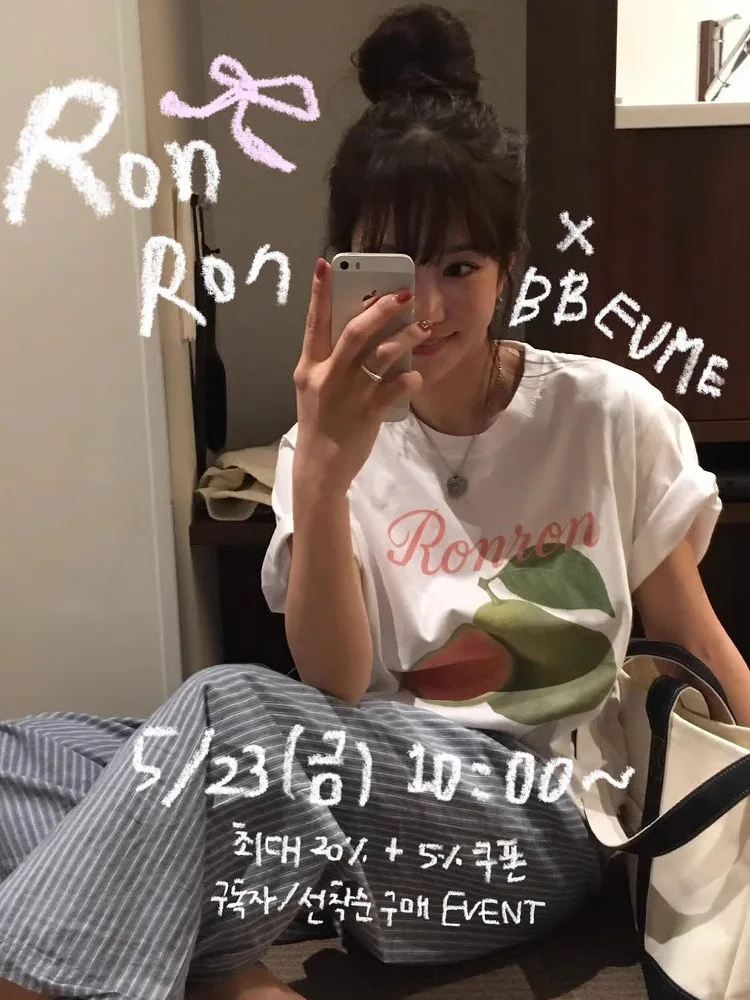 

Summer Casual Sle Pure Cotton ort Sve T-irt Loose Fit Fruit Print Cute Sle Age Reduction f Sve Top for Girls