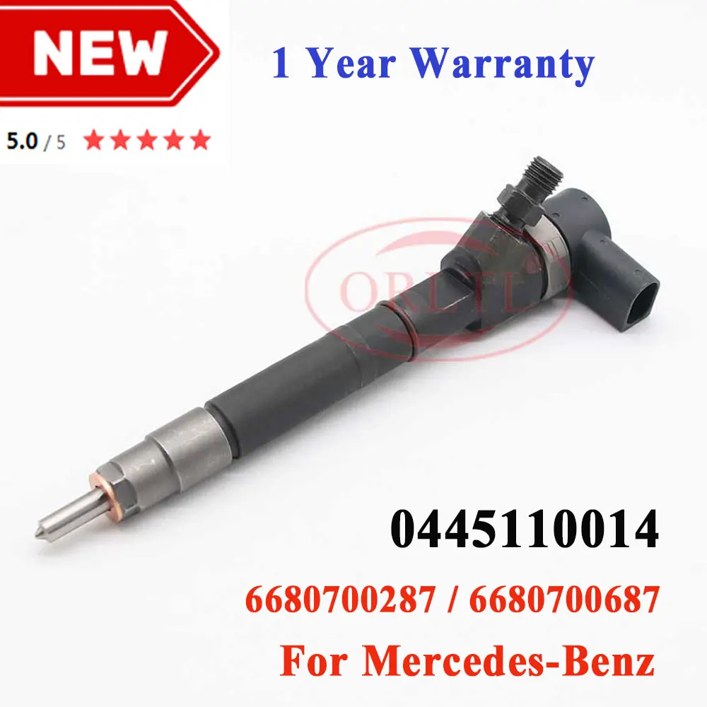 

6680700287 0445110014 Fuel Injector 0 445 110 014 Common Rail Diesel Sprayer 0445 110 014 for Mercedes-Benz 0986435005