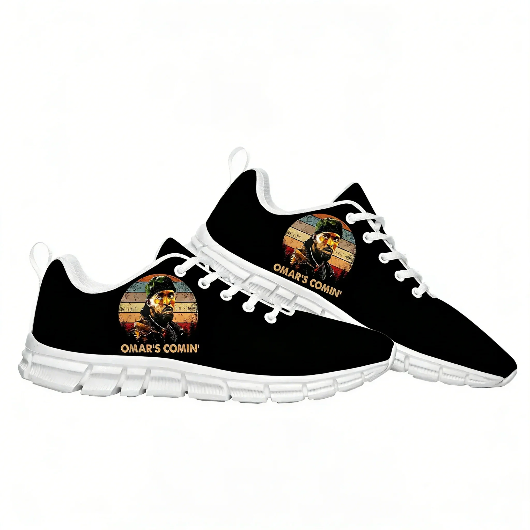 The Wire Sports Shoes Mens Womens   Sneakers High Quality Omar Little Casual Sneaker Couple Custom Shoes