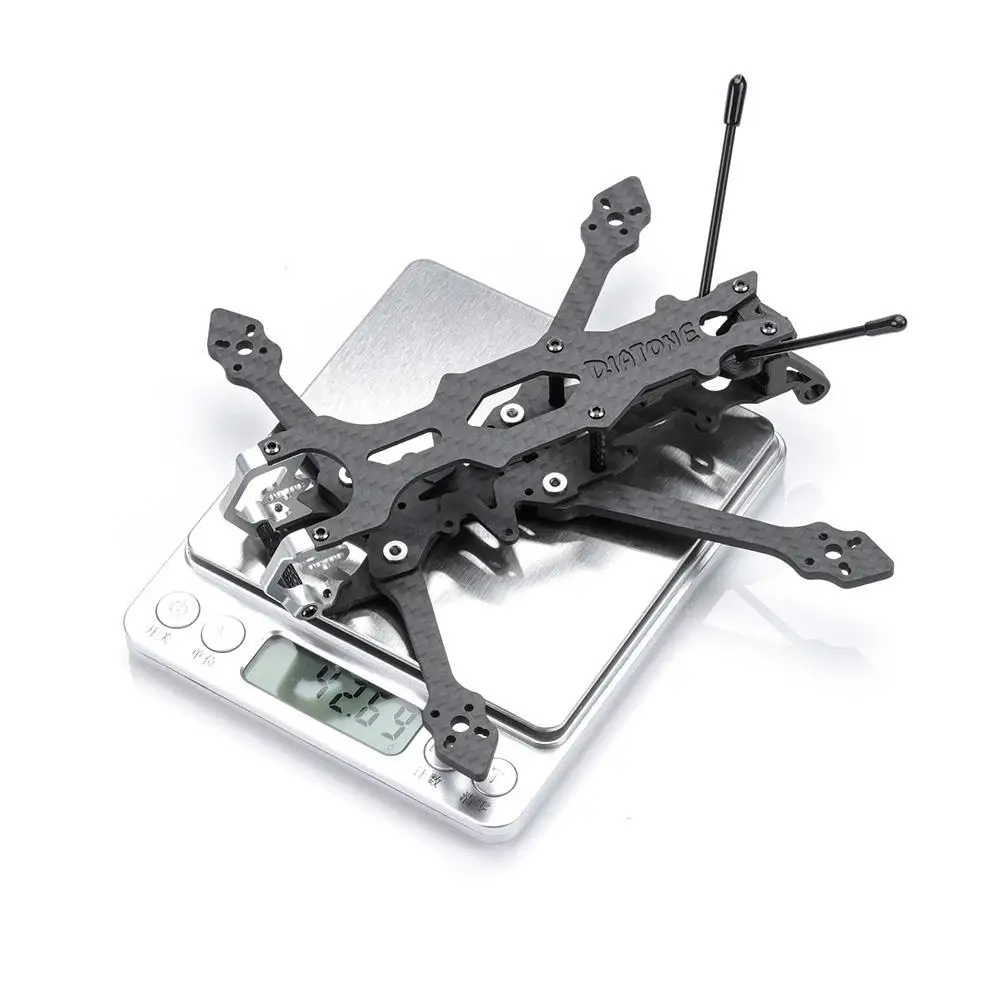 Roma L3 Frame Kit 3inch Long Range Light Weight 43g FPV Drone Part Frame Carbon Fiber Quad-axis Drop-resistant