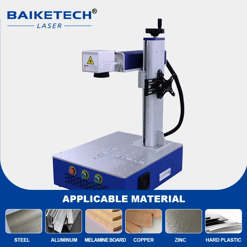 Raycus Desktop Fiber Laser Marking Engraving Machine for Metal Stainless Steel Engraving Machine TH-450 20W/30W/50W