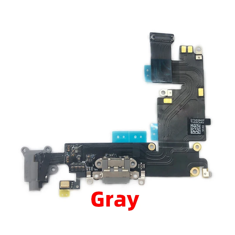 Original For iphone 6 plus Charging Port Flex Microphone Mini USB Charger Dock Connector Repair Replacement Parts
