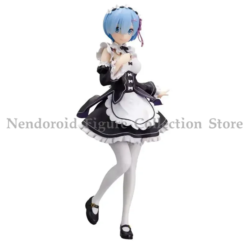 

In Stock Bandai BANPRESTO Re:Life in A Different World From Zero Rem GLITTER&GLAMOURS Desktop Cute Anime Action Figure Model Toy