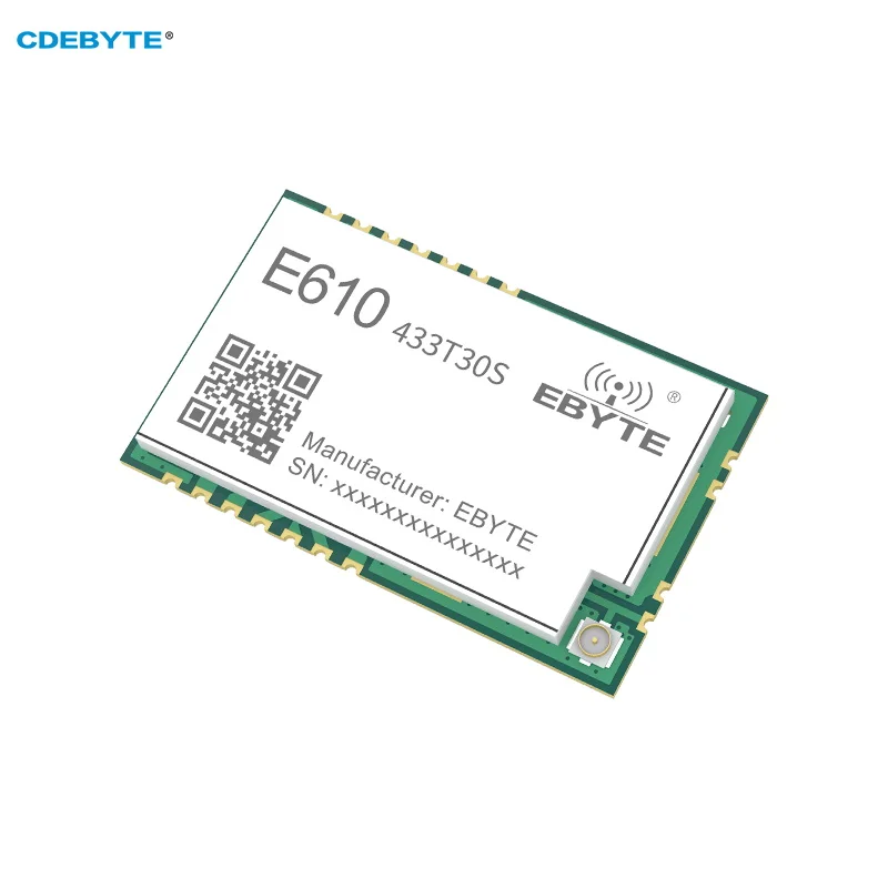 Wireless Module 433MHz CDEBYTE E610-433T30S High-Speed Continuous Transmission 30dBm Low Latency High Air Speed IPEX SMD Module