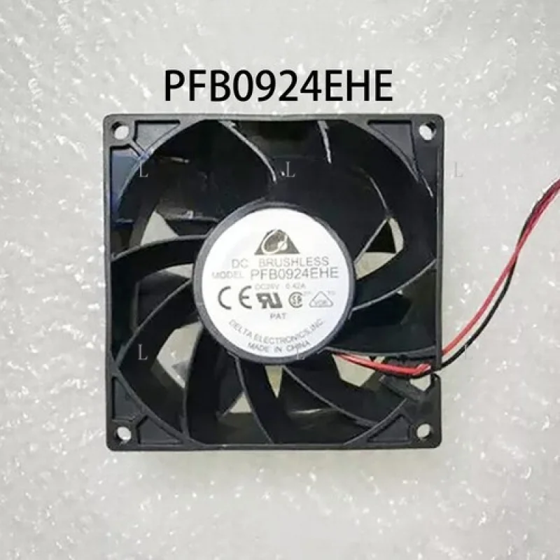 L untuk Delta Brushless Axial radiator PFB0924EHE 24V 0.42A 92*92*38mm Kipas pendingin casing