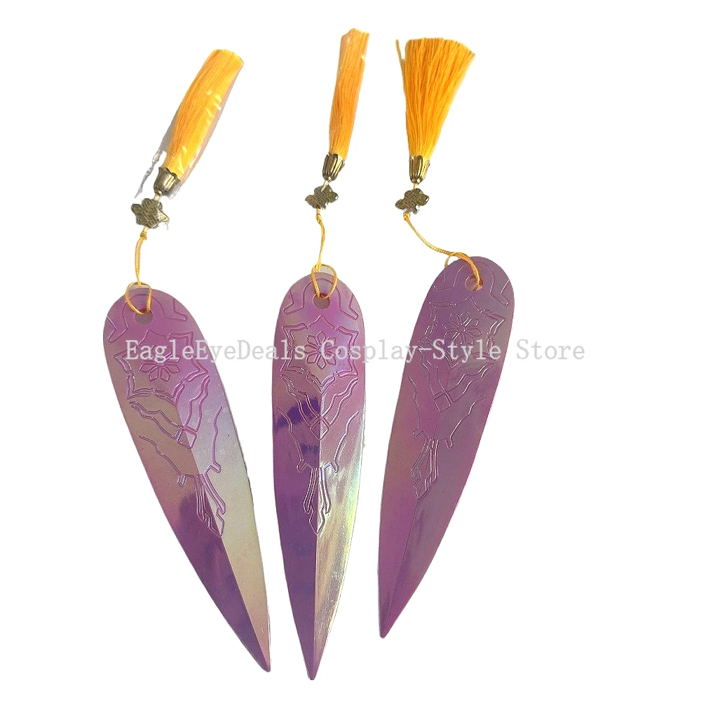 Anime filme cosplay adereços armas multicolorido 3d impresso dardo boomerang meninas alegria vara prop acessórios de fantasia de halloween