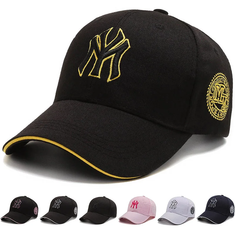 Fashion Embroidered Letters Baseball Cap for Men Women, Adjustable Unisex Couple Matching Sun Hat, Trendy Casual Duck Bill Cap