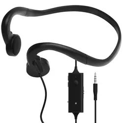 Wired Bone Conduction Headphones Microphone Running Sports Gym Cell Phones Headset Gamer Hearing Aids All-Day Comfort Free Ship