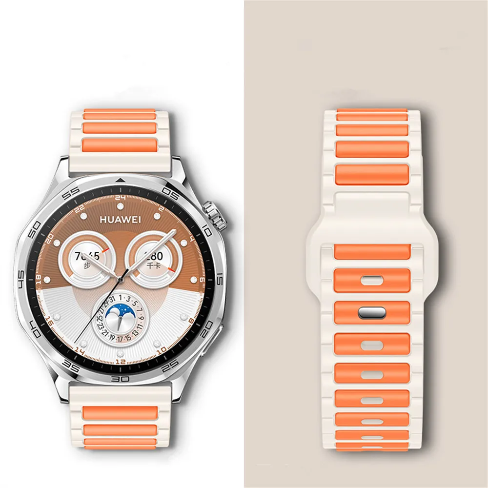 Универсальный ремешок для часов 18 мм, 20 мм, 22 мм для ticwatch 2 E E2 E3 pro3/Realme Watch 2 3 Текстурированный силиконовый ремешок для Huawei Samsung