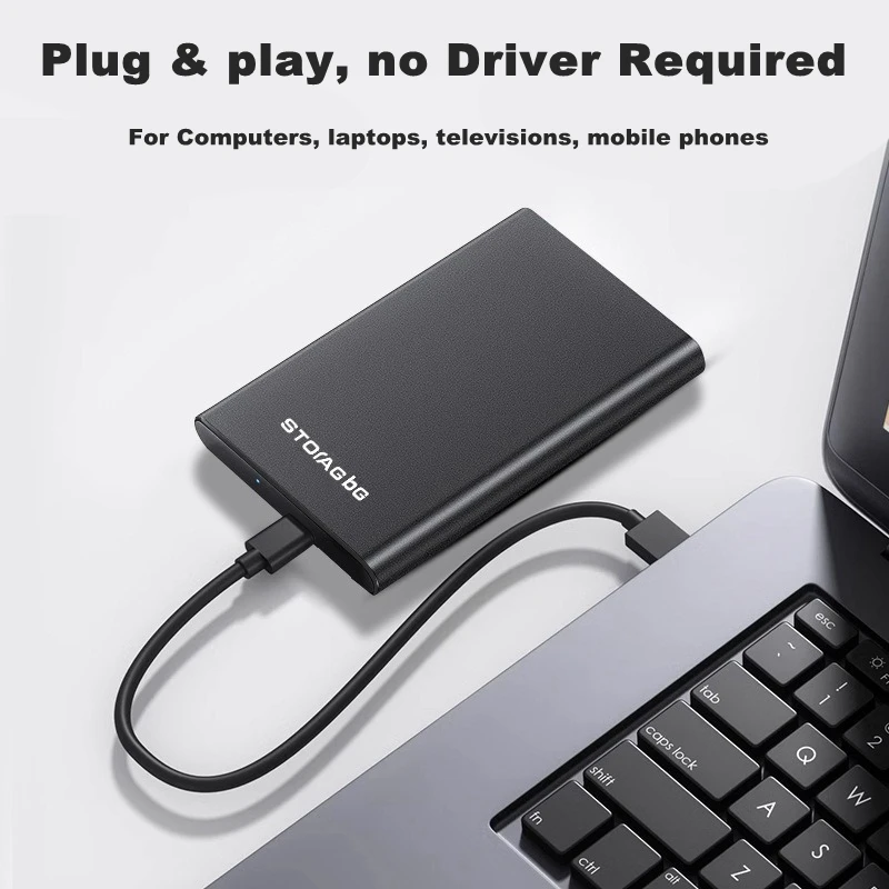 Not ornament REAL Capacity 2TB-500GB Mobile Hard Disk Mechanical Hard Disk USB3.0 External Disks For Computer ps5