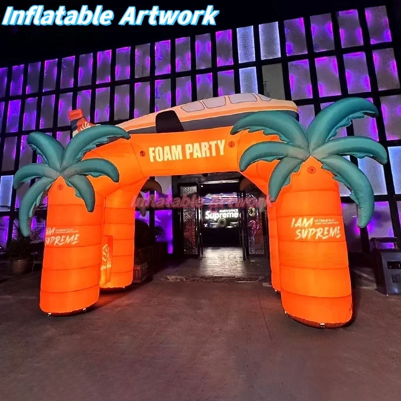 Customized Arch Giant Air Blown Gantry for Country Themed Birthday Party Toys