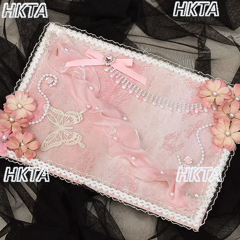 sweet-flower-pearl-lace-splicing-tie-board-bag-jewelry-bow-ribbon-small-food-cosplay-diy-pain-bag-decoration-accessories-women