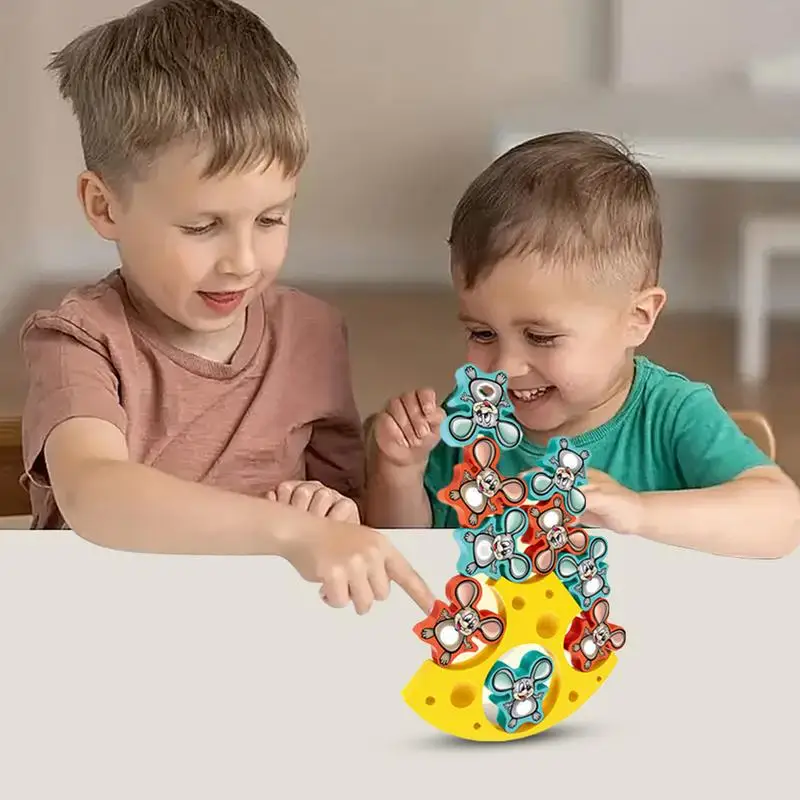 Brinquedo de construção de equilíbrio criativo quebra-cabeça de equilíbrio brinquedo animais empilhamento blocos jogo de equilíbrio para pré-escolar brinquedos de equilíbrio educacional para