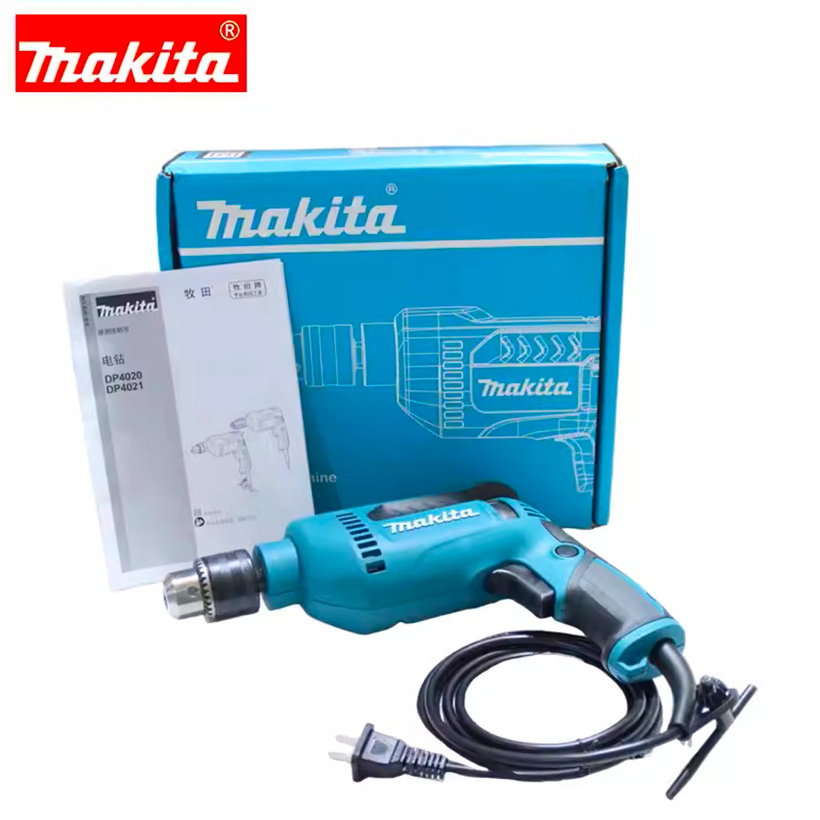 Makita Electric Drill DP4020 Hand Drill Power Drill DP4021 Multi-Function Speed Regulation 3000 r/min 630W Electric Hand Drill