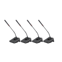 T Professional Conference System 4 Channel Wireless Karaoke Microphone For Party Speech Ktv Church