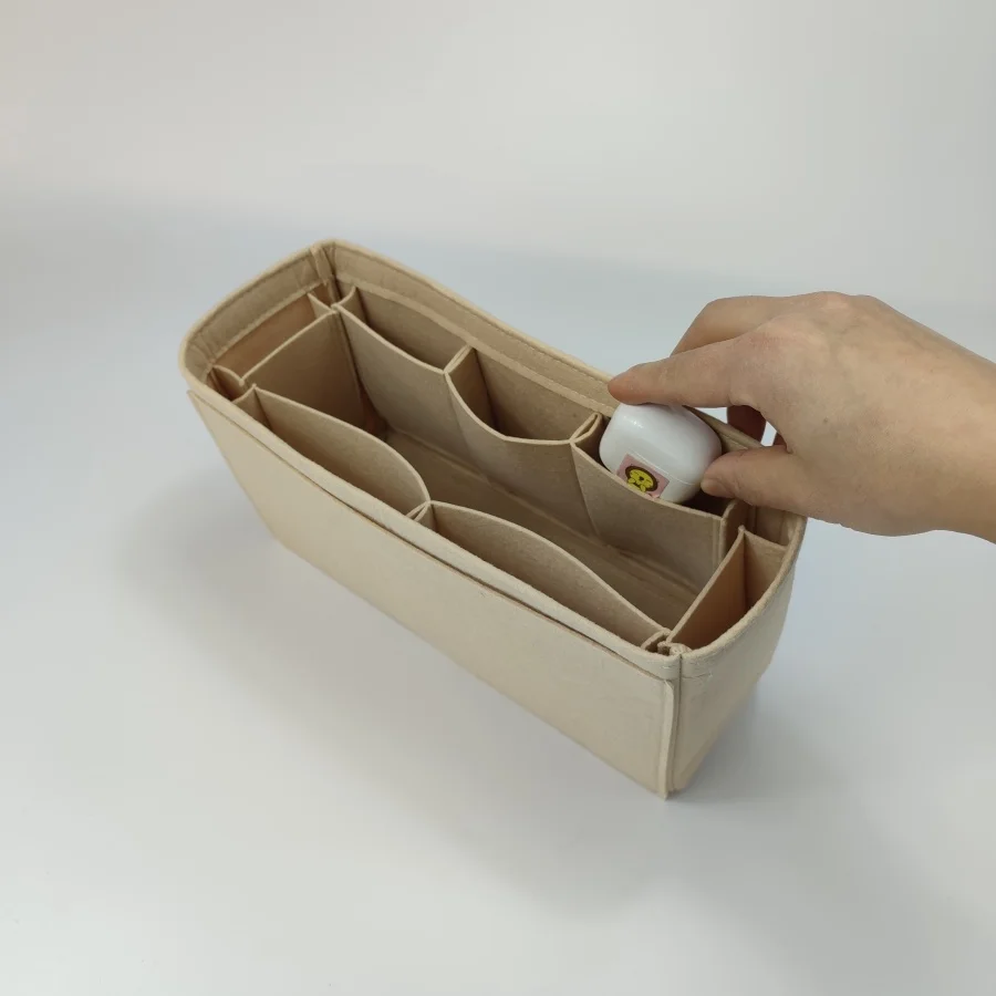 Felt Purse Organizer Insert Fits For Dio R Book Tote mini/S/M/L，Light Bag Organizer，Luxury Handbag & Tote Shaper - view 3