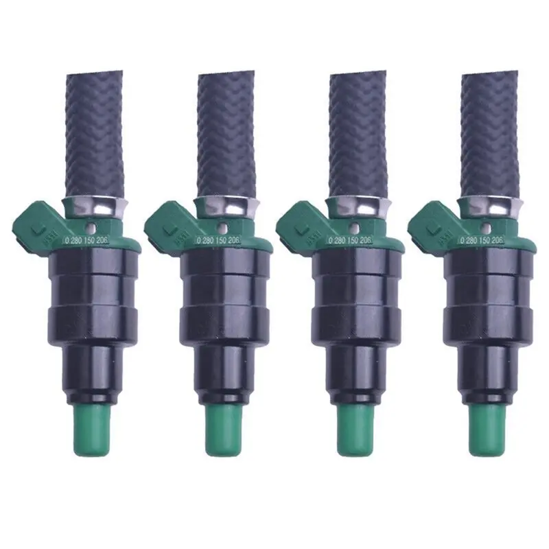 ABQB-4PCS 0280150206 Fuel Injector For VANAGON VW 83-91 2.1L 1.9L Injection Values 025906031
