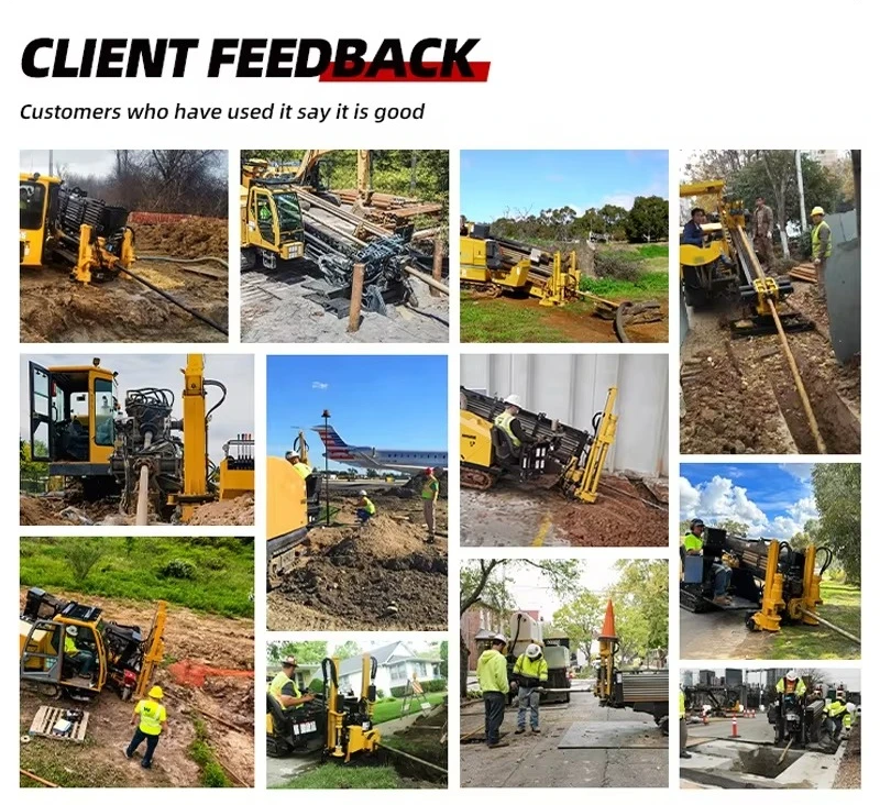 13-35T آلة الحفر الاتجاهية محرك الديزل مراقب عن بعد لبناء الطريق وضع الأنابيب بدون خنادق